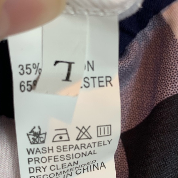 Menore Blue Pink Buffalo Plaid Pajama Pants For Women - Large - Picture 4 of 5